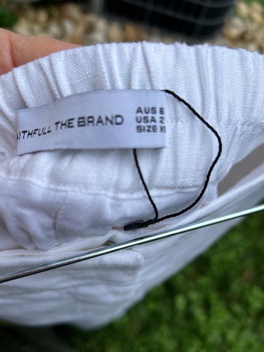 Faithful The Brand White Nelli Linen Maxi Skirt XS - Picture 10 of 14
